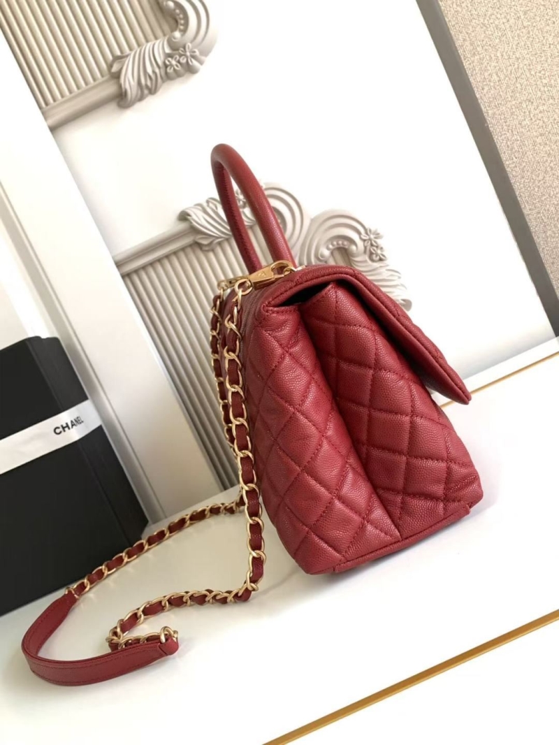 Ch**el top handle bags
